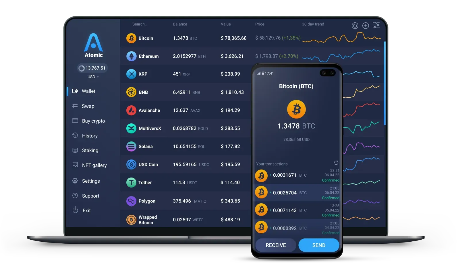 portfolio screen